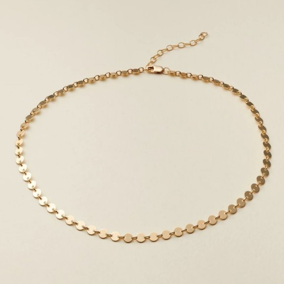 Made By Mary Jewelry - Made By Mary Poppy Choker Necklace in Gold
